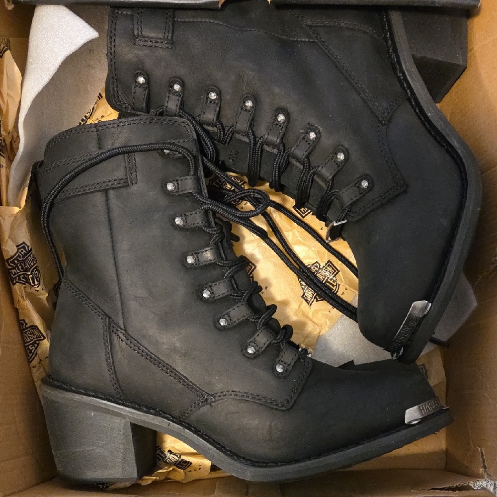 Harley-Davidson Black Women's Moto Boots